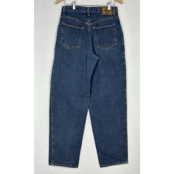 Vintage CALVIN KLEIN Dark Wash Straight Fit Size 12 90’s Made in USA EUC - Picture 9 of 11